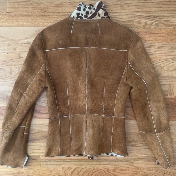 Sylvie Schimmel Shearling Jacket Size 